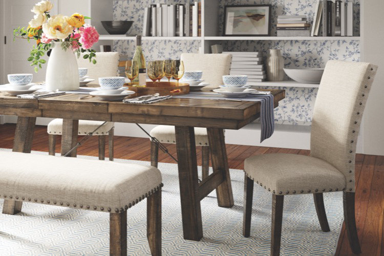 Cottage style deals dining chairs